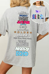 Bts 12th anniversary printed short-sleeved T-shirt