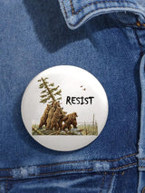 🔥Buy 3 Get 15% Off🔥Unisex Retro Save The Forest Bureau Pin-Back Button
