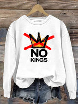 🔥Buy 3 Get 15% Off Women's  America has No Kings Printed Casual Sweatshirt
