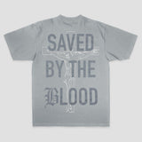 Saved By The Blood Printed Men's T-shirt