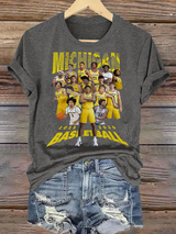 🔥Buy 3 Get 15% Off🔥Women's  Michigan Wolverines Basketball 2025 2026 Shirt