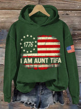 🔥Buy 3 Get 15% Off🔥Retro I Am Aunt Tifa Print Hoodie