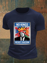 Men's   NO KINGS RESIST FASCISM T-shirt
