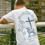 He Left The 99 To Rescue Me Printed Men's T-shirt