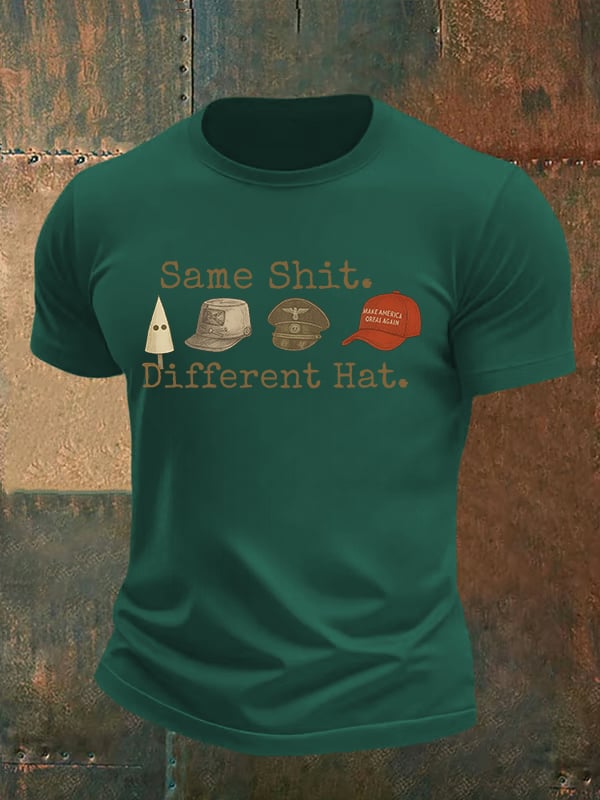 🔥Buy 3 Get 15% Off🔥Men's  Same shit Different costume Print T-Shirt