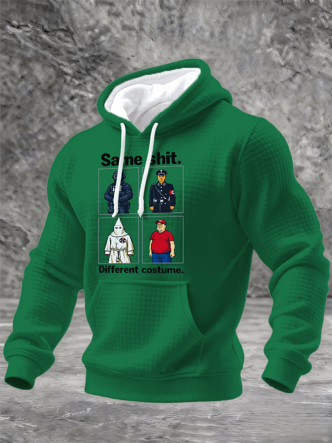 🔥Buy 3 Get 15% Off🔥Men's  Same shit Different costume Print Hoodie