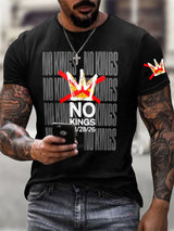 🔥Buy 3 Get 15% Off Men's No Kings Day March 28 2026 Print T-Shirt