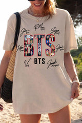 BTS Signature Print Tee