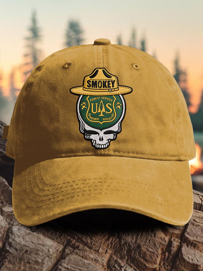 🔥Buy 3 Get 15% Off🔥Retro Resist Save The Forest Service Print Baseball Cap