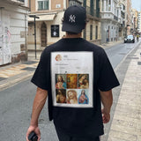 Follow Christ  Not Influencers Printed Men's T-shirt