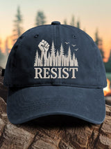 🔥Buy 3 Get 15% Off🔥Retro Resist Save The Forest Service Print Baseball Cap