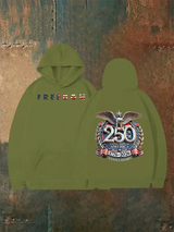Unisex   American 250th Print  Hoodie