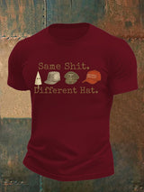 🔥Buy 3 Get 15% Off🔥Men's  Same shit Different costume Print T-Shirt