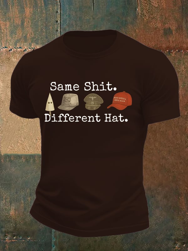 🔥Buy 3 Get 15% Off🔥Men's  Same shit Different costume Print T-Shirt
