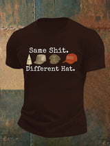 🔥Buy 3 Get 15% Off🔥Men's  Same shit Different costume Print T-Shirt