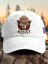 🔥Buy 3 Get 15% Off🔥Retro Protect And Resist Print Baseball Cap