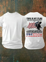 Men's  THIS IS MY FLAG  Print T-Shirt