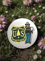 🔥Buy 3 Get 15% Off🔥Unisex Retro Save The Forest Service Pin-Back Button