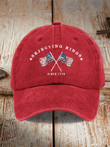 🔥Buy 3 Get 15% Off🔥Unisex 'Rejecting Kings Since 1776 ' Printed Hat