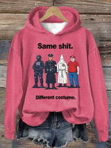 🔥Buy 3 Get 15% Off🔥Women's  Same shit Different costume  Print  Hoodie