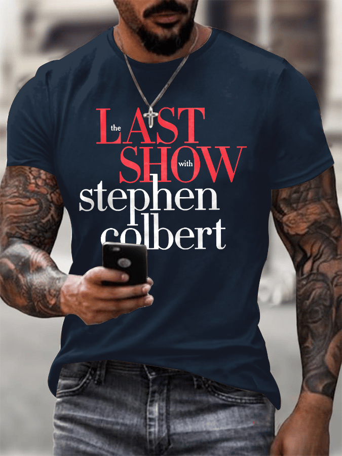 🔥Buy 3 Get 15% Off🔥Men's Retro Last Show Print T-Shirt