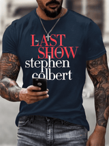 🔥Buy 3 Get 15% Off🔥Men's Retro Last Show Print T-Shirt