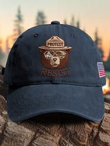🔥Buy 3 Get 15% Off🔥Retro Protect And Resist Print Baseball Cap