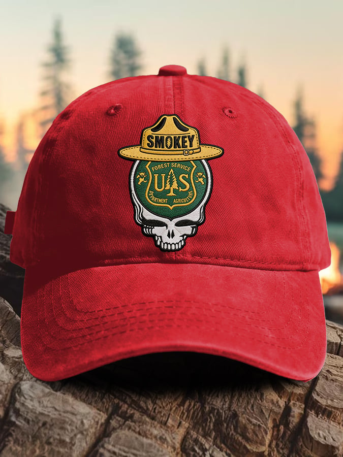 🔥Buy 3 Get 15% Off🔥Retro Resist Save The Forest Service Print Baseball Cap