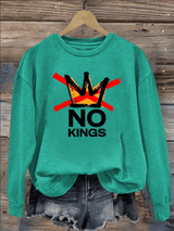 🔥Buy 3 Get 15% Off Women's  America has No Kings Printed Casual Sweatshirt