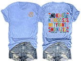 No Kings In America Print  T-shirt