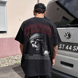Strength Psalm 46:1 Philippians 4:13 Isaiah 40:29-31 Printed Men's T-shirt