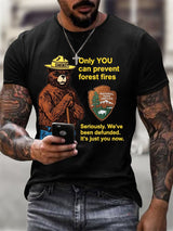 🔥Buy 3 Get 15% Off🔥Men's National Park Print Casual T-Shirt
