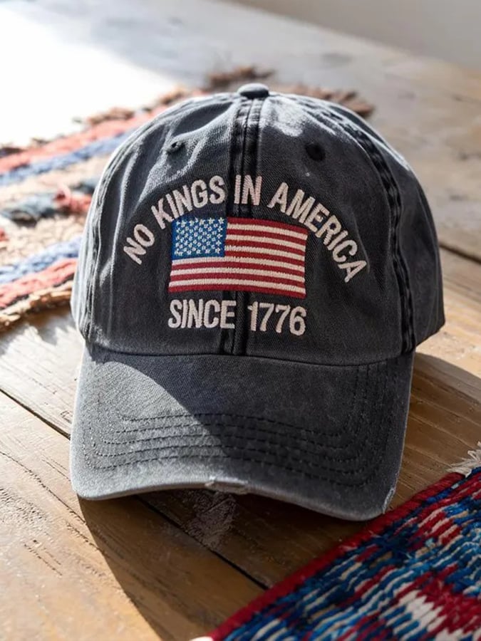 🔥Buy 3 Get 15% Off🔥No Kings In America Print Baseball Cap