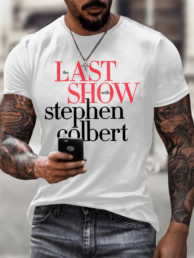 🔥Buy 3 Get 15% Off🔥Men's Retro Last Show Print T-Shirt