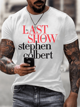 🔥Buy 3 Get 15% Off🔥Men's Retro Last Show Print T-Shirt