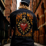 Come Be The Flame Upon My Heart Until You And I Are One Printed Men's T-shirt