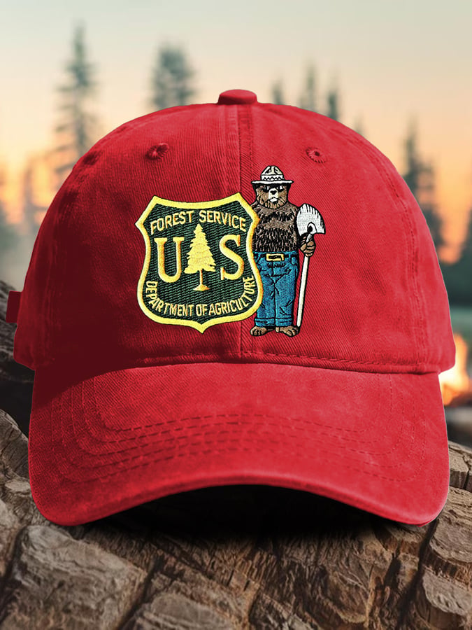 🔥Buy 3 Get 15% Off🔥Retro Save The Forest Service Print Baseball Cap