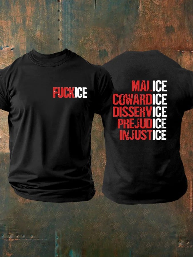 Men's Casual Printed T-shirt