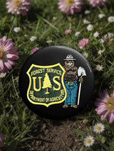 🔥Buy 3 Get 15% Off🔥Unisex Retro Save The Forest Service Pin-Back Button