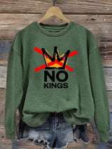 🔥Buy 3 Get 15% Off Women's  America has No Kings Printed Casual Sweatshirt