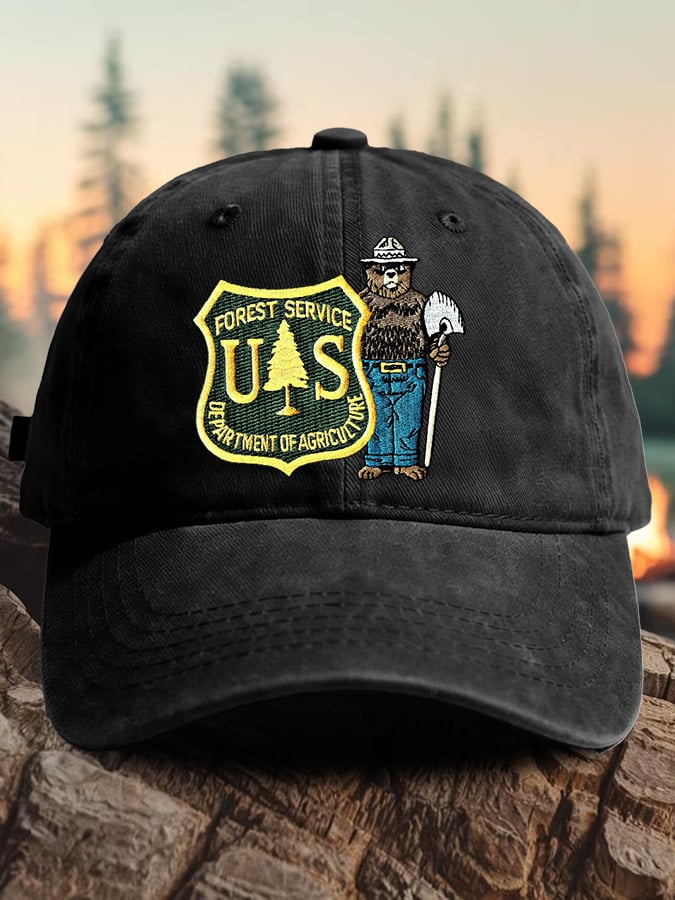 🔥Buy 3 Get 15% Off🔥Retro Save The Forest Service Print Baseball Cap