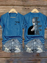 🔥Buy 3 Get 15% Off🔥Women's  2Pac Rapper Print T-Shirt