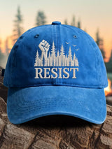 🔥Buy 3 Get 15% Off🔥Retro Resist Save The Forest Service Print Baseball Cap