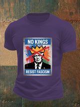 Men's   NO KINGS RESIST FASCISM T-shirt