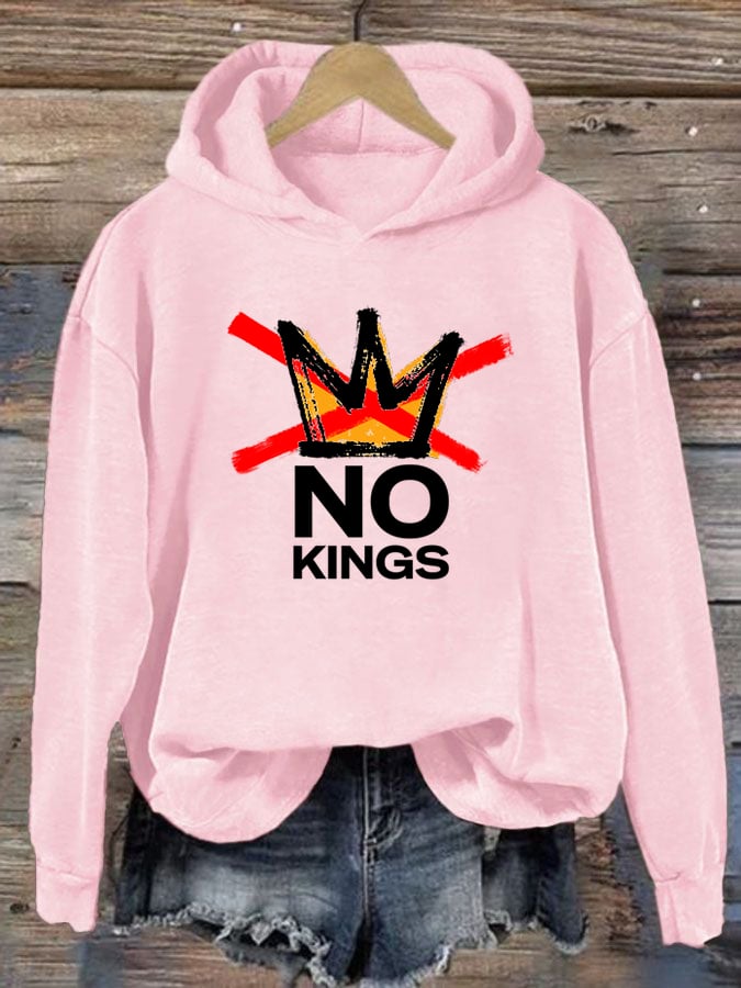 🔥Buy 3 Get 15% Off Women's  America has No Kings Printed Casual Hoodies