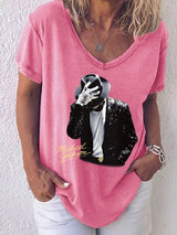 Women's  Fun Character Print T-Shirt