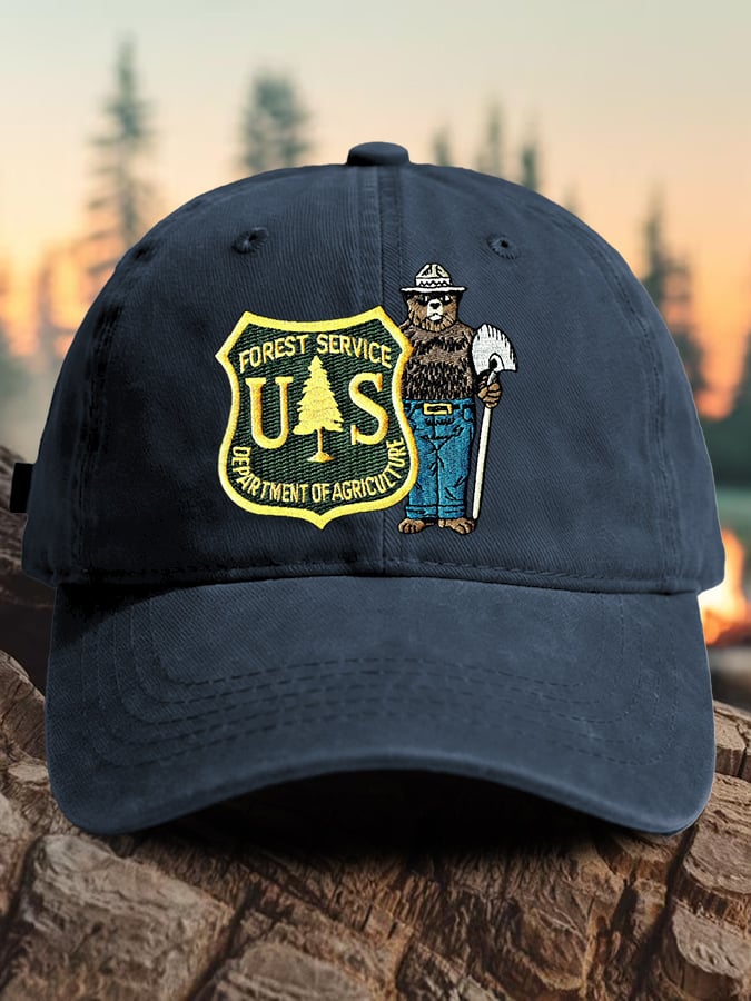 🔥Buy 3 Get 15% Off🔥Retro Save The Forest Service Print Baseball Cap