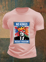 Men's   NO KINGS RESIST FASCISM T-shirt