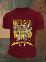 🔥Buy 3 Get 15% Off🔥Michigan Wolverines Basketball 2025 2026 Shirt