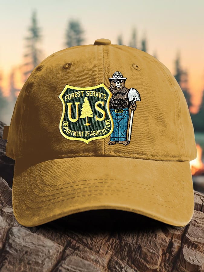 🔥Buy 3 Get 15% Off🔥Retro Save The Forest Service Print Baseball Cap